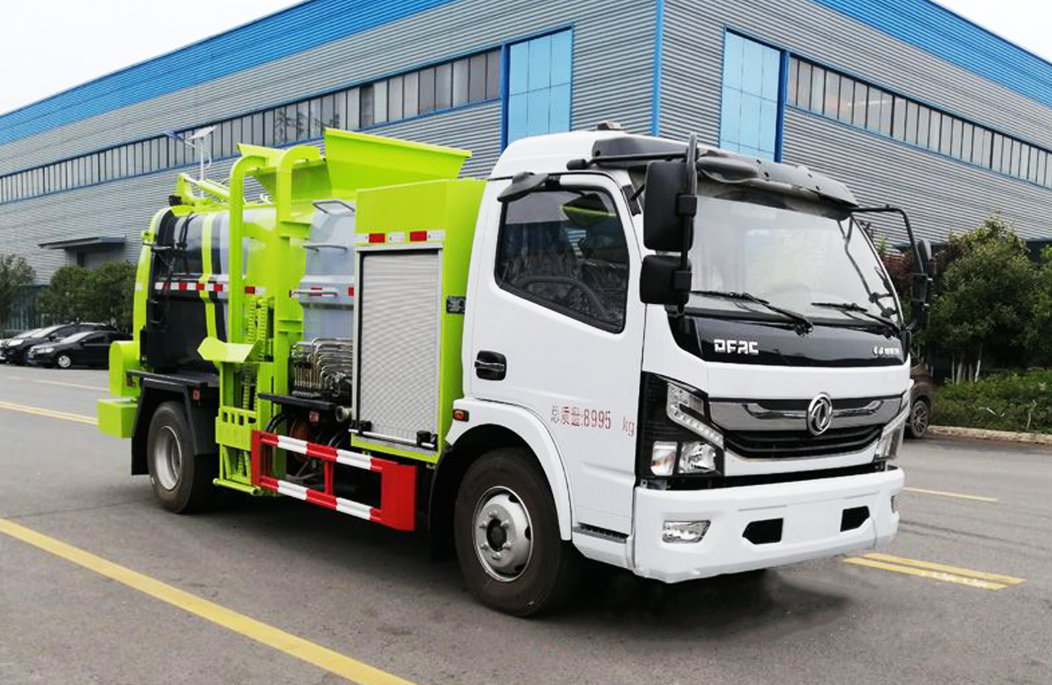 东风D6餐厨车（操作视频）